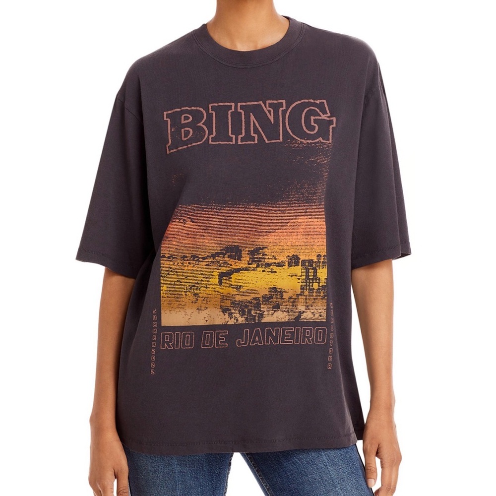 Anine Bing Caden Rio De Janeiro t shirt size small